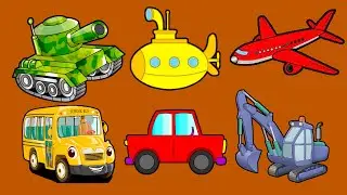 Vehicles for children / educational videos / collection