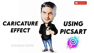 Caricature effect in picsart/photo editing/naveen edits #naveenedits #caricature #picsart