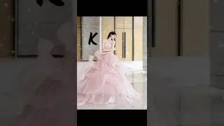 Most beautiful Alphabet name gown||# Select your Alphabet name gown 💖💖💖💖💖