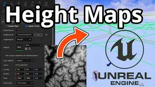 Height Maps in UE5 - Generate Landscape using Height Maps (Unreal Engine Tutorial)