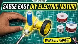 DIY Project  mini DC gear motor project 