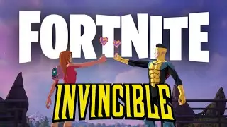 Invincible и Atom Eve играют в Fortnite вместе