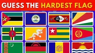 Are You a Flag Expert? Try Guessing These Difficult Flags! 🏆🚩
