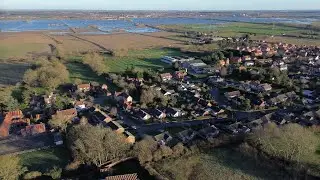 Beckingham Nottinghamshire England By Drone Jan 2024