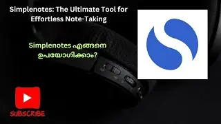 Simplenotes : The Ultimate Tool for Effortless Note-Taking