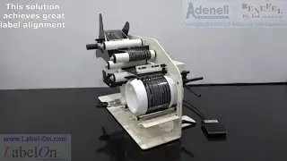 Motor Label Driven Round Bottle Label Applicator- Your Next LabelOn&trade; Step Up