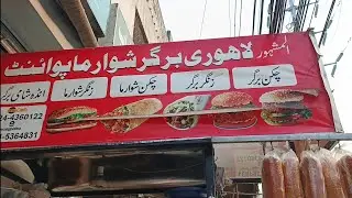 Trying Best Lahori Anda Shami Burger| Lahore street Food