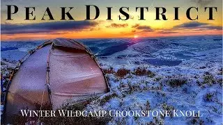 Winter Wildcamp on Crookstone Knoll Kinder Scout