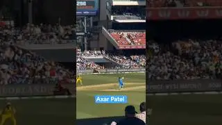 Axar Patel four to Mitchell Starc #indvsaus #shortsfeed #axarpatel #shorts #ytshorts #cricket #short