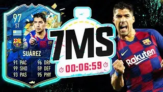99 SHOOTING!! TOTS LUIS SUAREZ 7 MINUTE SQUAD BUILDER!! - FIFA 20 ULTIMATE TEAM