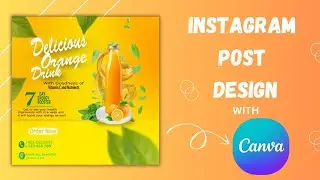 How to design Instagram Post with Canva? Canva Tutorial | Instagram Post