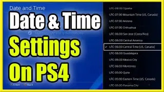 How to Change Time Zone & Adjust for Daylight Savings on PS4 (Best Method!)