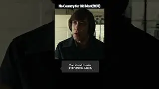 Movie Quotes: No Country for Old Men(2007) Coin Toss Scene #shorts