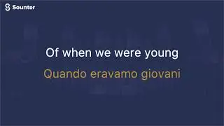Adele - When We Were Young. Traduzione e Testo (Testo\Traduzione\Lyrics)
