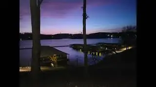 Sunset view from the 24-mile marker on Lake of the Ozarks