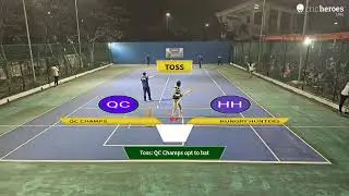 Hungry Hunters vs QC Champs live cricket match | Umang T7 Night Cricket Tournament 2025 live - NSCB