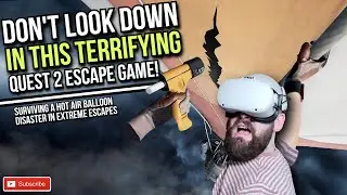 DON'T LOOK DOWN in this new Quest 2 game // Terrifying VR Escape Room for Quest 2!