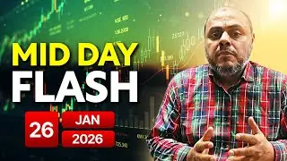 Midday Flash | 26 Jan 2026 | KSE-100 Near 190K: Profit Taking, Rate Cut Outlook, PSO & LUCK Exp. EPS