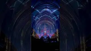 AURA NOTRE-DAME BASILICA MONTR&Eacute;AL #theauraexperience #notredame #montreal #canada #lightshow #aura