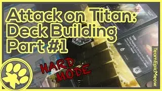 Attack on Titan Deck Building #1 Game Play [3 Players]