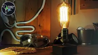 DIY Vintage Edison (Bulb) Table Lamp