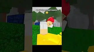 Who&rsquo;s the cutest bunny in ROBLOX!? 🥺#shorts #roblox #usa #99nightintheforest