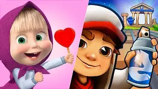 Masha Run And Subway Surfers Mexico New Update Gameplay #5