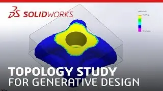 Topology Study in SOLIDWORKS Simulation 2018 - Mounting Bracket
