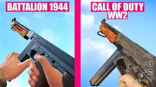 Call of Duty WW2 vs Battalion 1944 - Weapons Comparison