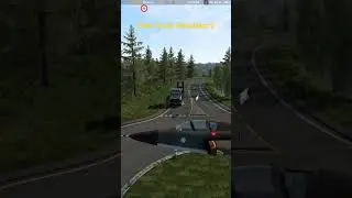 ETS2 jet plane on a roundabout #ets2 #short #rtx4080