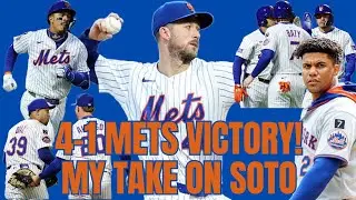 Vientos, great pitching seals the deal in 4-1 METS victory; my take on the Juan Soto controversy