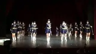 Pécs Város Mazsorett Együttese- IV. Honvéd kerületi induló