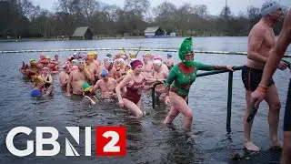 WATCH: Christmas Day swim in the Serpentine