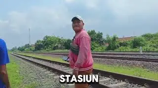 Momen unik KA Gajahwong (PSE - LPN) disusul KA Argo Dwipangga (GMR - SLO) di st Ciledug | 18-12-2025