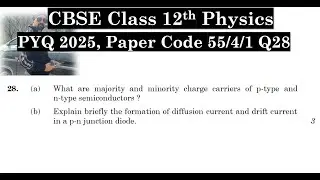 What are majority and minority charge carriers of p-type and n-type semiconductors? Explain briefly