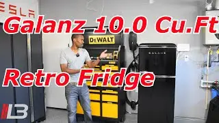 New Galanz 10.0 cu.ft Retro Refrigerator Unboxing & Setup