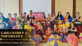 Navratri Special Garba Mashup Performance| Sneha & Anikesh| Feel Free 2 Dance