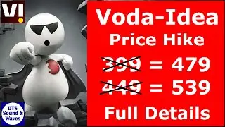 Voda-Idea Price Hike || VI New Plan 479 and 539 || Vi 479 Plan Details || Idea 479 Pack || Vi 479