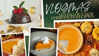 #VLOGMAS | HOMEMADE SWEET POTATO PIE | LETS GET CHRISTMAS READY | TRYING OUT NEW RECIPIES