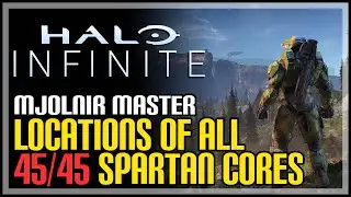 All Spartan Core Locations Halo Infinite (Mjolnir Master Achievement)