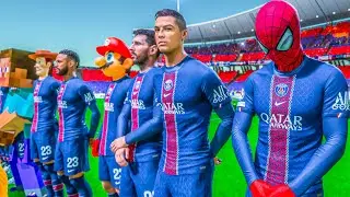 RONALDO,SPIDERMAN,RONALDO,SPIDERMAN,RONALDO,SPIDERMAN AND MESSI & HULK ... THE GOAT