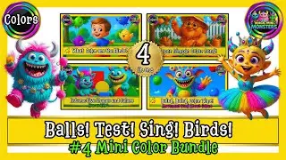 #4 Mini Color Bundle | 4-in-1 | Magic Mini Monsters | #magicminimonsters