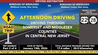 01/13/2026 &bull; Part 2 of 4 | #1 | Driving a short distance through Middlesex Borough, New Jersey USA