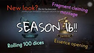 Identity V SEASON 16 FIRST LOOK | 100 dices + Essence opening
