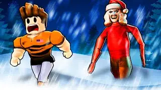 Seram Kena Kejar Hantu Santa Claus!!! ❄️🗿❄️ (Roblox Malaysia)