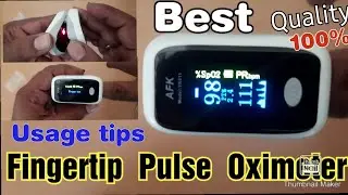 How to use Fingertip pulse Oximeter in Tamil/Usage Tips/Unboxing/ Review