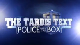 The TARDIS Police Box Text Render - DWCM