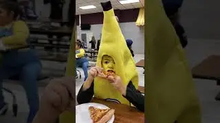 When you realize that you shouldn't have worn a banana costume to school. 😬