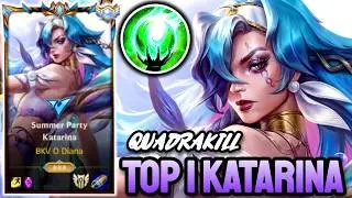 WILD RIFT KATARINA - TOP 1 KATARINA GAMEPLAY - CHALLENGER RANKED