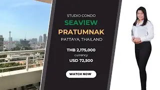 Seaview Studio Condo for Sale in PATTAYA, THAILAND